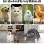 Portable Cat Tent Bed - Foldable Indoor Tent Bed For Cats & Small Dogs, Washable Cushion, Cozy Hideaway For Kittens & Cats, Easy Assembly & Travel