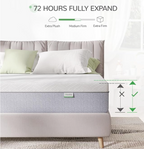 6 Inch Twin Mattress, Gel Memory Foam Mattress Twin Size in a Box for Pressure Relief & Cool Night Sleep & Body Support, CertiPUR-US Certified Foams
