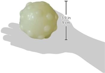 Jolly Pets Jolly Jumper, Large 4", Bouncing Dog Toy Ball; Glows in The Dark