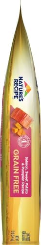 Nature's Recipe Grain Free Dry Dog Food, Salmon, Sweet Potato & Pumpkin Recipe, 12 lb. Bag