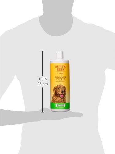 Burt's Bees for Pets Deodorizing Dog Shampoo with Apple and Rosemary, 95% Natural Origin Formulas, Dog Deodorizing Shampoo - Gentle Dog Shampoo, Best Dog Shampoo for Smelly Dogs, 32 oz