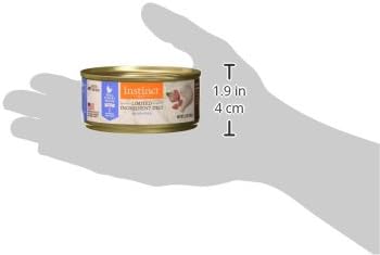 Instinct Limited Ingredient Diet Grain Free Real Turkey Recipe Natural Wet Canned Cat Food by Nature's Variety, 5.5 oz. Cans (Pack of 12)
