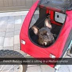 Midlee Dog Red Bike Stroller (Large)