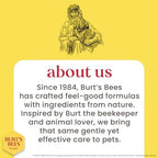 Burt's Bees for Pets Kitten Grooming Wipes with Buttermilk and Honey, Waterless Cat Bath Wipes for Face, Paws, Tail and Coat Cleaning, Gentle Bath Alternative for Indoor Felines, 50 Count - 6 Pack
