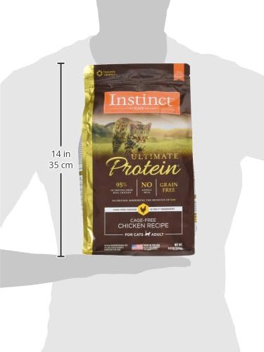 Instinct Ultimate Protein, Natural Dry Cat Food, Grain Free Recipe - Cage Free Chicken, 4 lb. Bag