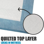 BV Puppy Pads Leak-Proof 300 Count 22"x 22" - Absorbent Pee Pads for Dogs with 6-Layer Design, Rapid Dry Sheet & Built-in Attractant - Dog Pad with Odor Control, Perfect for Puppies & Senior Dogs