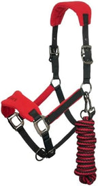LeMieux Vogue Fleece Headcollar - Halter & Leadrope - Extra Padding, Adjustable at Curb and Poll Strap