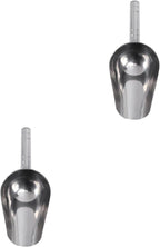 POPETPOP 2pcs Ice Scoop Pet Feeding Scoop s Quart Metal Feed 1 Cup Hand Stainless Steel Aluminum Dog Feeding Shovel Dog Treat Food Durable
