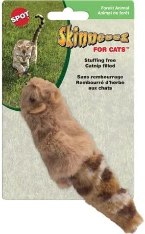 Ethical Pets 2680 Skinneeez Forest Creatures For Cats, Pack of 3 (Squirrel, Chipmunk or Skunk)