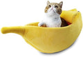Petgrow · Cute Banana Cat Bed House Large Size, Christmas Pet Bed Soft Warm Cat Cuddle Bed, Lovely Pet Supplies for Cats Kittens Rabbit Small Dogs Bed,Yellow