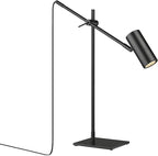 Z-Lite 814TL-MB Calumet Table Lamp, 1-Light 35 Watts, Matte Black