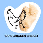 Spot & Tango Chicken Bites Dog Treats - Single Ingredient, 100% Chicken Breast - Freeze-Dried Treats - Grain & Gluten-Free - USA-Made - for Small, Medium, and Large Dogs
