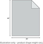Bone Dry Embossed Bone Print Pet Blanket, 36x48", Gray