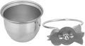Stainless Steel Parrot Food Water COOP Cup Bird Feeding Dish Feeder CLAMP Holder for Birds (7.5CM)