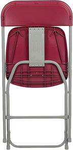 Flash Furniture Hercules™ Series Plastic Folding Chair - Red - 2 Pack 650LB Weight Capacity Comfortable Event Chair - Lightweight Folding Chair