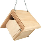Coveside Carolina Wren Bird Houses – Pack of 3 – Hanging Wooden Nest Boxes for Outdoor Use – Eastern White Pine Construction – Weather-Resistant Wren Houses – Made in USA