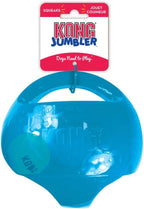 KONG Jumbler Ball - Interactive Toy for Dog & Puppy Playtime - Fetch Toy with Tennis Ball - Dog Supplies for Engaging Play - for Medium/Large Dogs - Assorted Colors