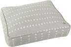 Molly Mutt Dog Crate Pad Cover, 100% Cotton Canvas Mat for Dog or Puppy Crate Bed, Durable, Washable, and Free of Harmful Chemicals, Pre-Shrunk, 36"x24"x2.5", Be Still