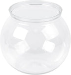 MIDELONG Mini Plastic Fish Bowl, 27 oz Decorative Fish Bowls Unbreakable Heavy Duty Goldfish Bowl for Centerpiece Vases, Party Decorations, Pack of 1