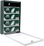 DISPENSE-ART™ collection "Abstract Paw" - Custom UV printed design on rust-proof aluminum starter dog waste station/roll bag system - Includes 400 dog waste bags & 10x12 Sign