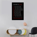Inspirational Canvas Wall Art If You Want to Succeed Motivational Painting Positive Entrepreneur Quotes Poster Success Pictures Print Wall Decor Artwork for Living Room Office Framed [18''Wx 12''H]