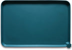 Hoki Found Large Silicone Pet Food Mats Tray - Non Slip Pet Dog Cat Bowl Mats Placemat - Dog Pet Cat Feeding Mat - Waterproof Dog Cat Food Mats -Pet Water Mats for Carpet - Sicilian Ocean