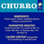 Himalayan Pet Supply Churro Cheese Treats | Lactose Free - Gluten Free - Grain Free | USA Made | All Breeds | 13 Churros | Real Himalayan Cheese