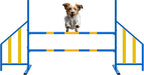 Agility Wing Jumps with Bar Dog Training Hedge Adjustable Pet Hurdles Jump Bars for Indoor Outdoor Dog Pet Agility Course Game