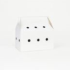 Disposable pet Carriers for Small animals-12 Pack (White)