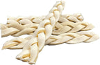 Pets Plus Premium Dog Treats – 3-Pack Braided Cheek Collagen Sticks for Dogs – Long-Lasting, Natural, High Protein Chew – Rawhide Alternative for Medium & Large Dogs