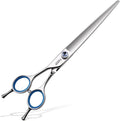 Straight Left Handed Dog Grooming Scissors 7.0'' Professional Dog Shears for Grooming for Pet Cat Japan 440C Dog Scissors for Small Dogs Super Sharp (7.0'' Straight)