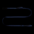 ICEFANG Tactical Dog Leash,K9 Training Walking Bungee Lead with 2 Control Handle,Heavy Duty Quick Release Metal Clasp,for Medium Large Breed (Reflective Blue, 6 FT)