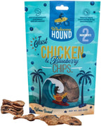 Chicken & Blueberry Chips – 2 Simple Ingredient Dog Treats, All Natural & Healthy Training Snacks for Small, Medium & Large Breeds, Puppies – High Protein, Made in USA 3oz