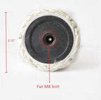 SHENGOCASE Cat Tree Tower Accessories Replacement Post 17.7" L,Ø 3.15" Pole with M8 Bolt, DIY Cat Scratching Post Replacement Parts Pole