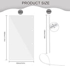 Pet Cage Liner Protection, Rabbit Cage Plastic Panels, 18 PCS Cage Urine Guard for Rabbit, Guinea Pig, Hamster, Hedgehog, Chinchilla, Ferret, Bunny - Transparent, 11.8"x5.9"