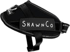 ShawnCo Essential Pro Dog Harness, No-Pull Pet Vest with Removable, Reflective Side Patches, Adjustable and Padded Harness for Small, Medium and Large Dogs (Midnight, XS)