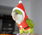 Bird Clothes Birds Flight Suit, Christmas Hoodie for Parrots Cockatiel Sun Conure Christmas Party Cosplay Photo Prop Bird Shirt Small Animals Apparel (Without Diaper,Lorikeet)