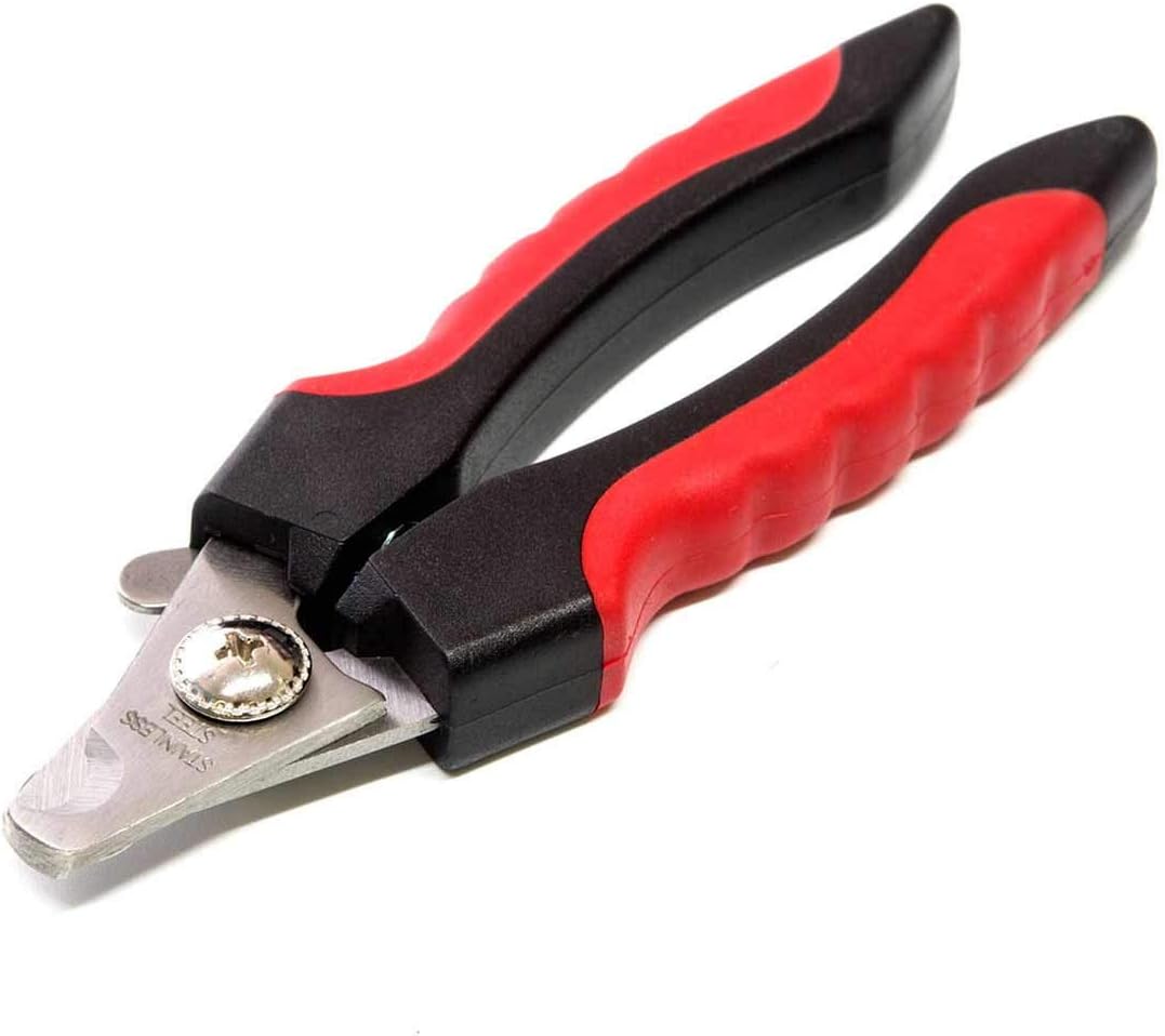 Ryan's Pet Supplies Paw Brothers Nail Clipper for Dogs and Cats, Pet Nail Clippers, Safe Grooming Tool, Professional Grade, Stainless Steel Blades, Safety Guard, Medium, 5.5 inches