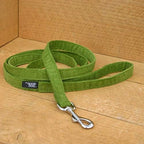 The Good Dog Company Hemp Corduroy Leash - 6 ft (3/4 Inch Width, Avocado)