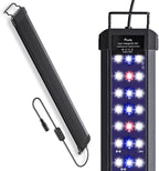 Pawfly 11 W Terrarium Reptile LED Light for 12" to 18" Terrarium Extendable Reptile Tank Light with Full Spectrum Brilliant White Blue Red Lights with Day & Night Modes and Adjustable Brightness
