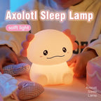 Axolotl Night Light for Adults Kids,Cute Axolotl lamp with 7 Colors Gifts Rechargeable Light Table Lamp Bedside Lamp,LED Animal Silicone Sleep Night Lamp Cute Room Decor Night Light for Girls Boys