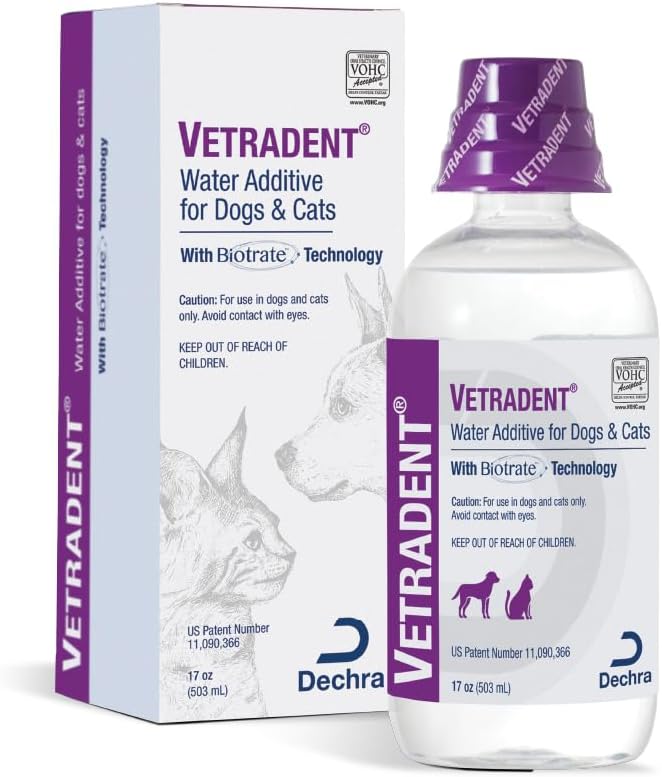 Vetradent® Water Additive for Dogs and Cats, 17 oz