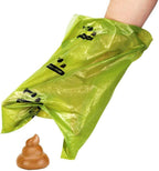 ECO-CLEAN Dog Poop Bags, 24 Rolls/360 Bags with Dispenser, Dog Waste Bags, Unscented, Leak-Proof, Easy Tear-Off