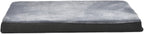 Amazon Basics Dog Bed with Cooling Gel Memory Foam, Pressure-Relief Support for Dogs up to 120lbs, Non-Slip Bottom, Machine Washable Cover, Giant Sized (50" x 34"), Grey