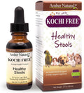 Amber NaturalZ Kochi Free Herbal Supplement for Dogs, Cats, Birds, Guinea Pigs, and Rabbits | Pet Herbal Supplement for Healthy Stool Support | 1 Fluid Ounce Glass Bottle | Manufactured in The USA