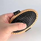 Bamboo Palm Ball Pin Brush for Small Dog & Cat Grooming Massaging Shedding and Bath Metal Pin Pets Tools