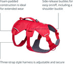 Ruffwear, Web Master, Multi-Use Support Dog Harness, Hiking and Trail Running, Service and Working, Everyday Wear, Red Canyon, Small