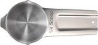 Color Up ¼ Cup Pet Food Scoop – Stainless Steel Dog Food Scoop Cup (4 Tbsp) – Durable, Rust-Resistant Measuring Scoop for Dogs, Cats, Birds & Rabbits – Ideal for Dry Food & Treats