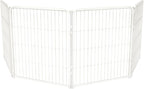FXW Homeplus Unleashed Indoor Dog Playpen - Stress-Free and Safe Play, Heavy Duty 32 Inch 4 Wire Panels Dog Pen for Puppy and Small Dogs, White│Patented