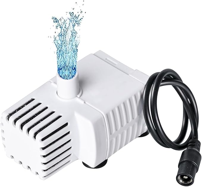 ORSDA Cat Water Fountain Pump for D30 / D60 Fountain, Water Pump Replacement No LED Light, Pet Water Fountain Motor Replacement for Stainless Steel Cat Dog Water Dispenser (Water Pump)